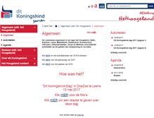 Tablet Screenshot of hethoogeland.ditkoningskind.nl